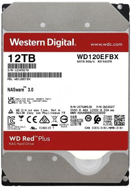 Жесткий диск 3,5' Western Digital 12TB Red [WD120EFBX]