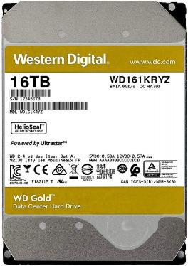 Жесткий диск 3,5' Western Digital 16TB Gold [WD161KRYZ]