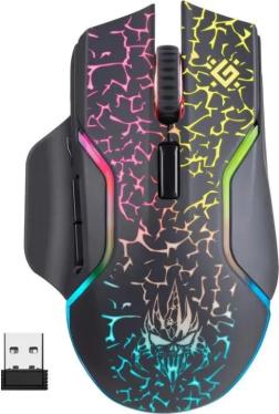 Мышь Defender OneShot GM-067 LED Black Wireless [52067]