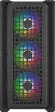Корпус Powercase ByteFlow Micro Black [CAMBFB-A4]