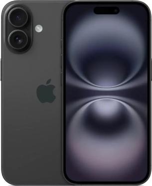 Смартфон Apple iPhone 16 128GB Black [MYE73HN/A]