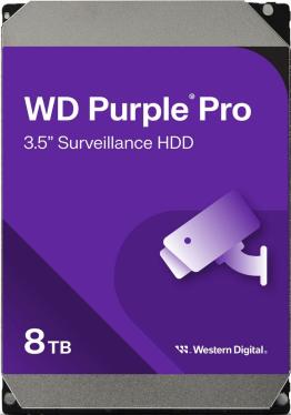 Жесткий диск 3,5' Western Digital 8TB Purple Pro [WD8002PURP]
