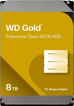 Жесткий диск 3,5' Western Digital 8TB Gold [WD8005FRYZ]