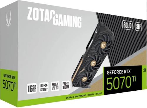 Видеокарта ZOTAC RTX 5070 Ti SOLID SFF 16GB [ZT-B50710D3-10P]