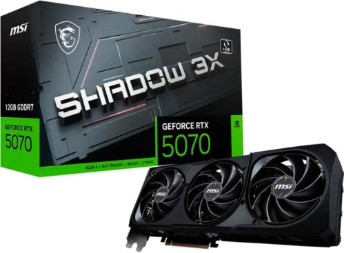 Видеокарта MSI RTX 5070 12G SHADOW 3X