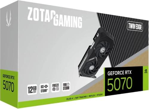 Видеокарта ZOTAC RTX 5070 TWIN EDGE 12GB [ZT-B50700E-10P]