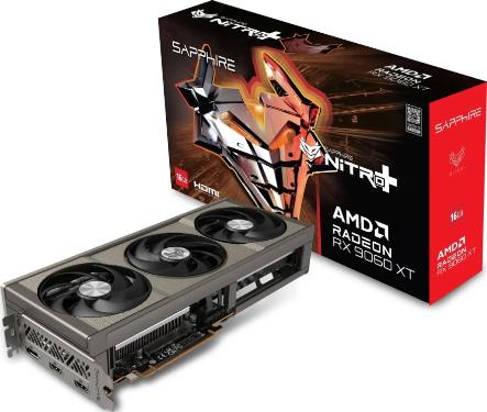 Видеокарта Sapphire RX9060XT GAMING OC 16GB DUAL [11350-01-20G]