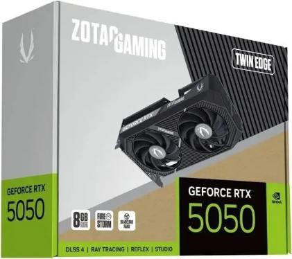 Видеокарта ZOTAC RTX 5050 TWIN EDGE 8GB [ZT-B50500E-10M]