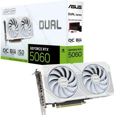 Видеокарта ASUS DUAL-RTX5060-O8G-WHITE