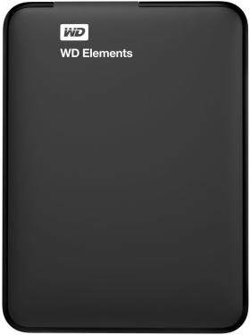 Жесткий диск внешний 2,5' Western Digital 2TB Elements Portable Black [WDBU6Y0020BBK-WESN]