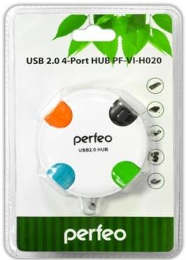 USB - хаб Perfeo PF-VI-H020 White