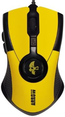Мышь Jet.A JA-GH35 Arrow Yellow USB