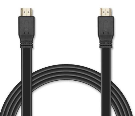 Кабель HDMI Jet.A JA-HD10 v.2.0 Flat 1.5m