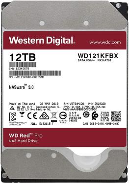 Жесткий диск 3,5' Western Digital 12TB Red Pro [WD121KFBX]