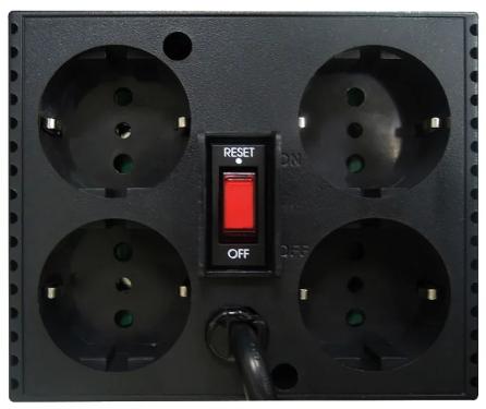 Стабилизатор PowerCom TCA-3000, черный