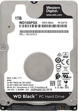 Жесткий диск 2,5' Western Digital 1TB Black [WD10SPSX]