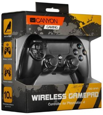 Геймпад Canyon CND-GPW5  For PS4 Black Wireless