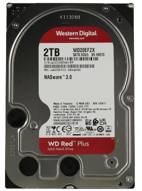Жесткий диск 3,5' Western Digital 2TB Red [WD20EFZX]