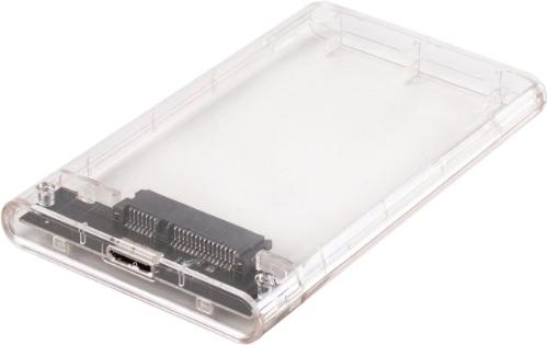 Карман внешний USB для SSD/HDD 2,5" AGESTAR 3UB2P4 Transparency