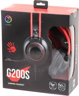 Гарнитура A4 Tech Bloody G200S Black-Red