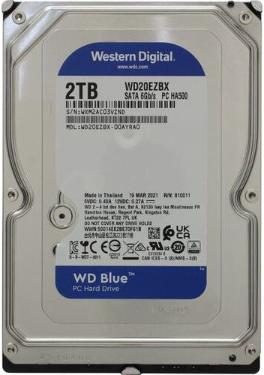 Жесткий диск 3,5' Western Digital 2TB Blue [WD20EZBX]