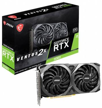 Видеокарта MSI RTX 3060 VENTUS 2X 12G OC