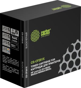 Картридж Cactus CS-CF281X black HP LaserJet Enterprise M630 (25000стр.) [CS-CF281X]