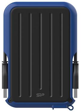 Жесткий диск внешний 2,5' Silicon Power 1TB Armor A66 Blue [SP010TBPHD66SS3B]