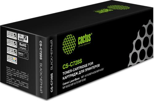 Картридж Cactus CS-C728S Canon i-Sensys MF4410/4430/4450/4550D (2100стр) [CS-C728S]